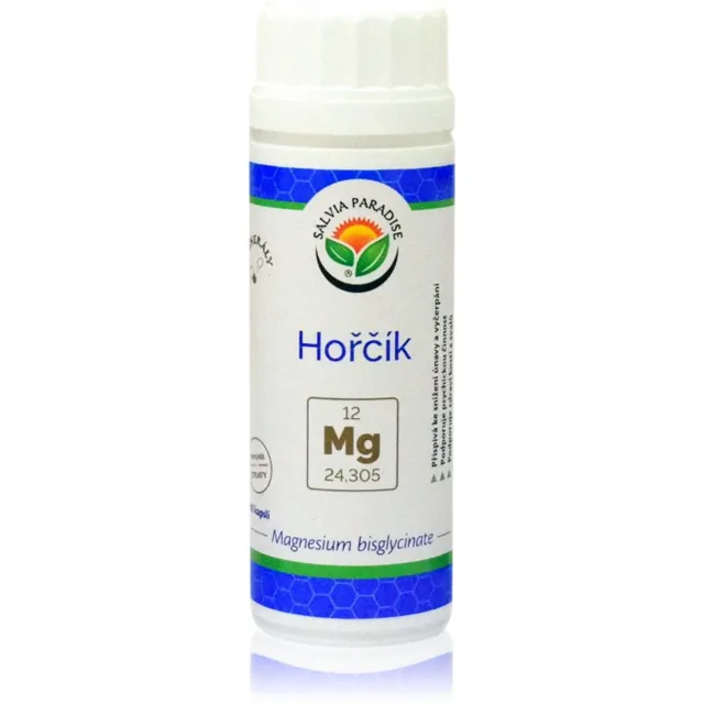 Salvia Paradise Magnesium bisglycinate kapsle pro efektivní doplnění hořčíku 90 cps