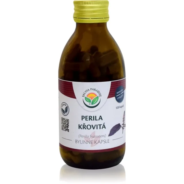 Salvia Paradise Perila křovitá bylinné kapsle pro normální funkci dýchacího systému 120 cps