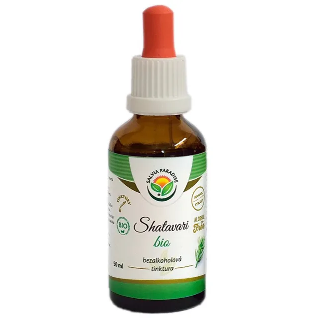 Salvia Paradise Shatavari bezalkoholová tinktura tinktura pro podporu správné hormonální činnosti 50 ml