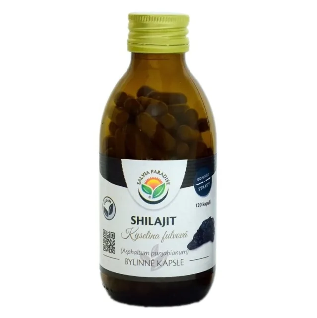 SALVIA PARADISE Shilajit kyselina fulvová 120 kapslí