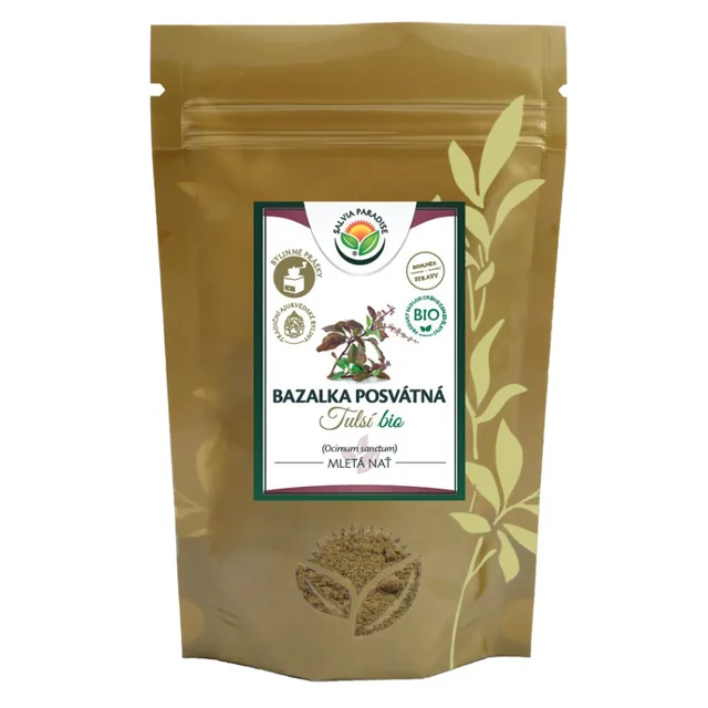 SALVIA PARADISE Tulsí bazalka posvátná mletá BIO 100 g