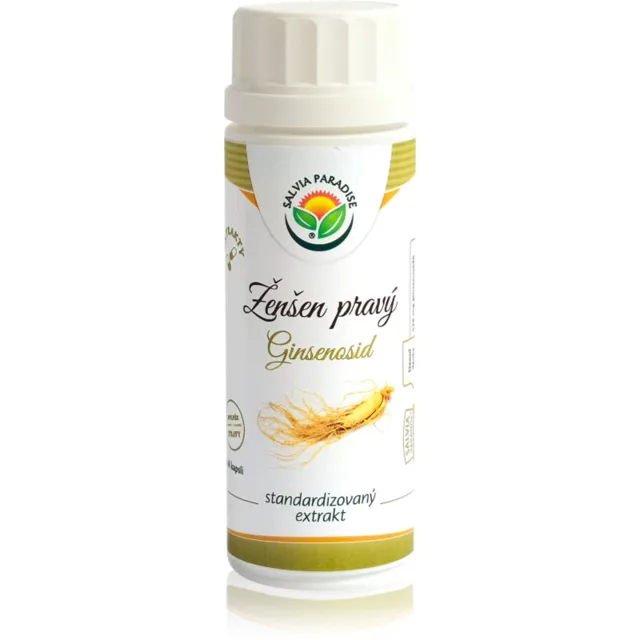 Salvia Paradise Ženšen pravý - Ginsenosid přírodní antioxidant proti stresu a únavě 60 cps
