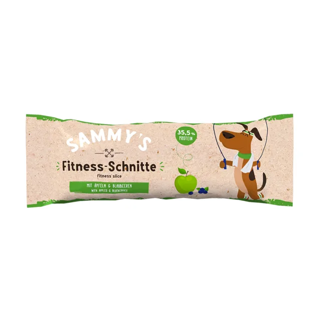 Sammy's Fitness tyčinka s jablky a borůvkami - 25 g