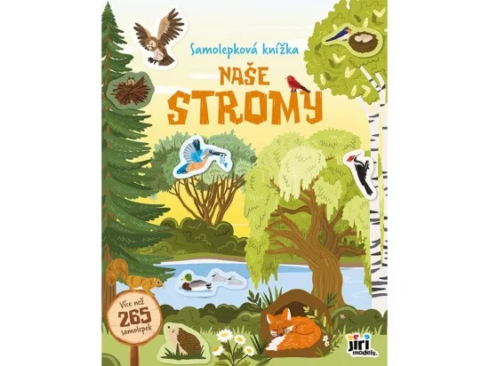 Samolepková knížka Naše stromy