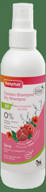 Šampon Beaphar BIO suchý šampon ve spreji 200 ml