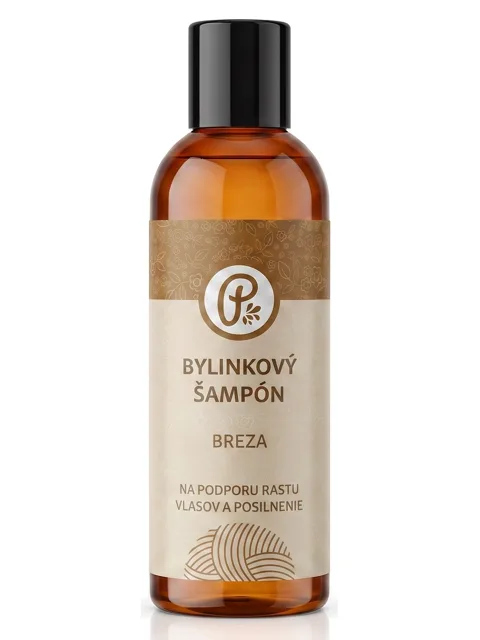 ŠAMPON bříza - bylinkový šampon s přírodním keratinem pro podporu růstu vlasů a posílení 200 ml