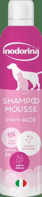 Šampon Inodorina suchá pěna Aloe Vera 300ml