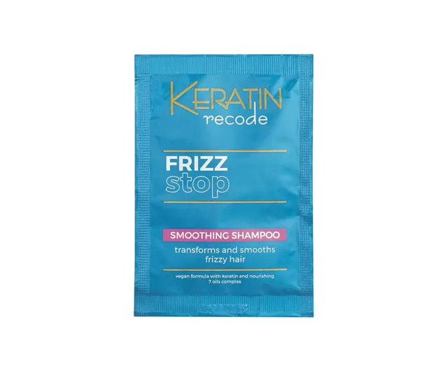 Šampon pro krepaté a nepoddajné vlasy Subrina Professional Keratin Recode Frizz Stop - 10 ml (060868)