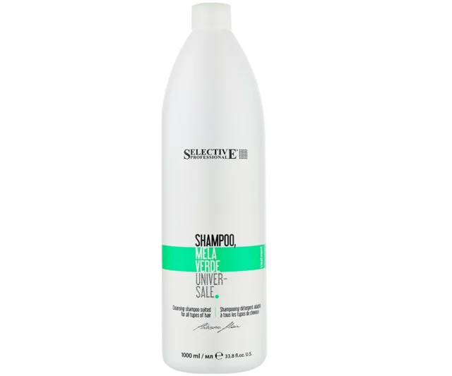 Šampon pro mastné a zplihlé vlasy Selective Professional Artistic Flair Shampoo Mela Verde Universale - 1000 ml + dárek zdarma