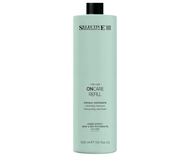 Šampon pro objem jemných a řídnoucích vlasů Selective Professional OnCare Refill Shampoo - 1000 ml + dárek zdarma