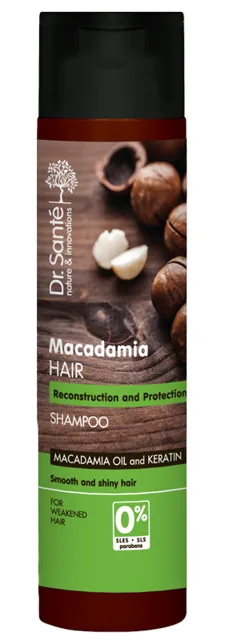 Šampon pro rekonstrukci poškozených vlasů Dr. Santé Macadamia - 250 ml