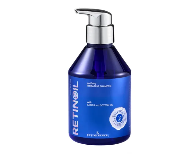 Šampon pro suché, unavené a namáhané vlasy Kléral System Retinoil Purifying Preparing Shampoo - 300 ml + dárek zdarma