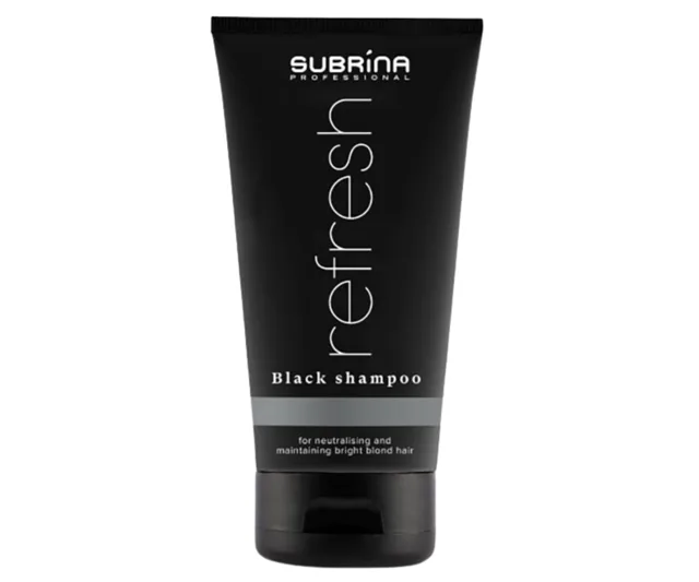Šampon pro udržení platinového odstínu vlasů Subrina Professional Refresh Black Shampoo - 25 ml (61125)
