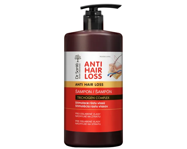 Šampon proti vypadávání vlasů Dr. Santé Anti Hair Loss - 1000 ml + dárek zdarma
