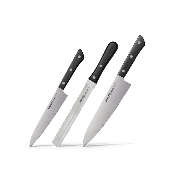 Samura HARAKIRI Sada 3 nožů (černá) (SHR-0230B)