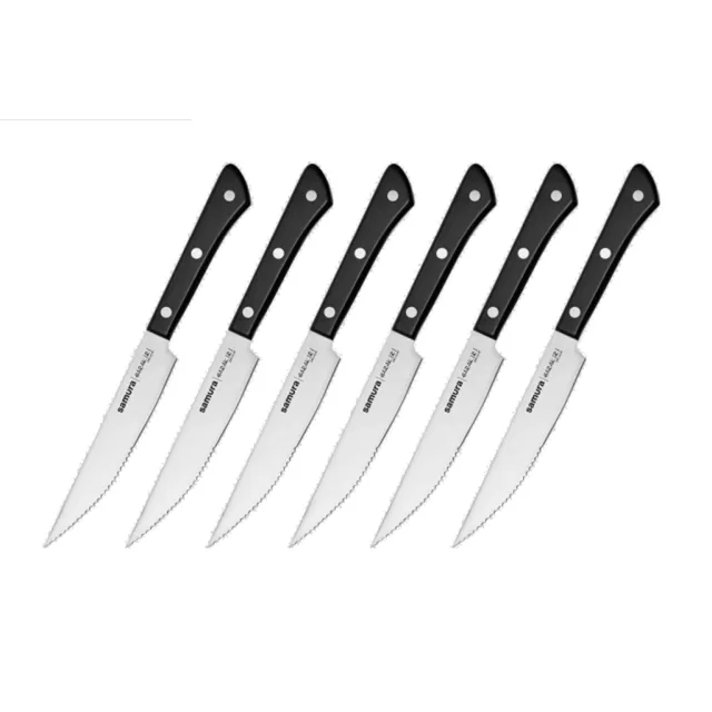 Samura HARAKIRI Sada 6 nožů na steaky (SHR-0260B)