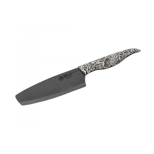 Samura INCA Nakiri keramický nůž 16,5 cm s čepelí z černé zirkonie (SIN-0043B)