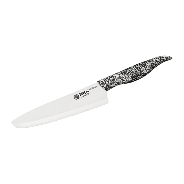 Samura INCA Šéfkuchařský keramický nůž 18,7 cm s čepelí z bílé zirkonie (SIN-0085W)