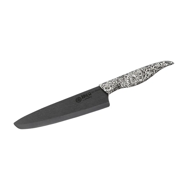 Samura INCA Šéfkuchařský keramický nůž 18,7 cm s čepelí z černé zirkonie (SIN-0085B)