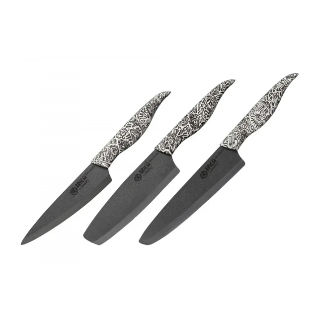 Samura INCA Set 3 keramických nožů (SIN-0220B) černý