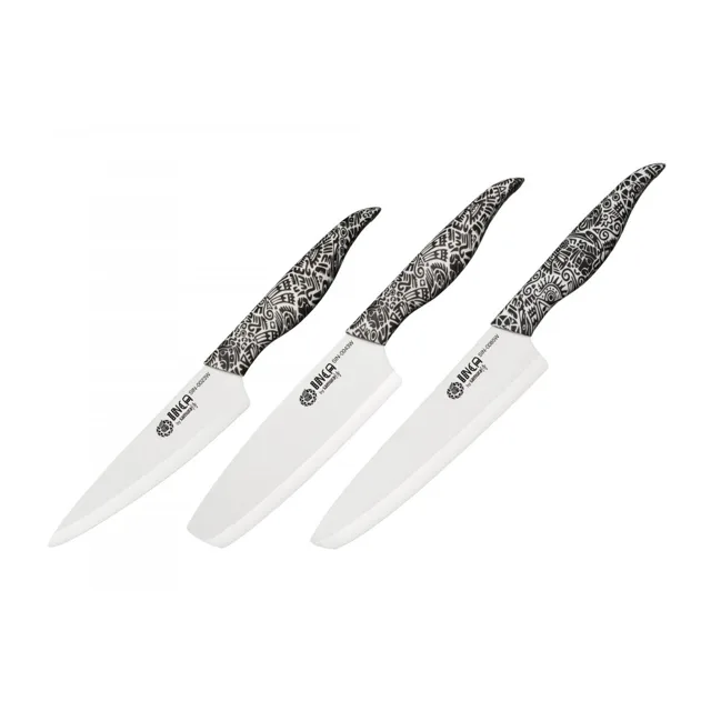 Samura INCA Set 3 keramických nožů (SIN-0220W) bílý