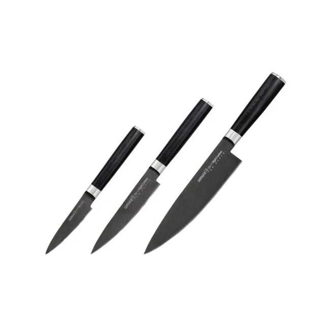 Samura MO-V Stonewash Základní sada pro šéfkuchaře (SM-0220B)