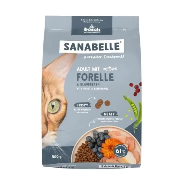 SANABELLE Adult Pstruh 400 g pro dospělé kočky