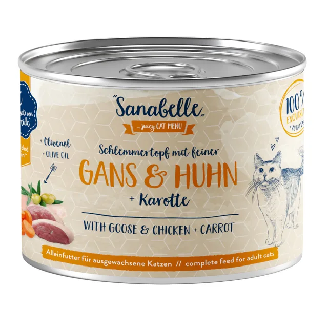 Sanabelle All Meat 6 x 180 g - hovězí a krůtí