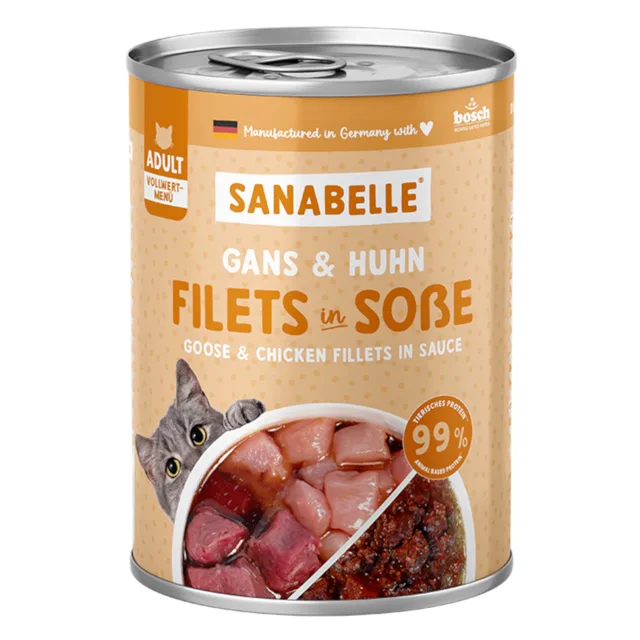 Sanabelle All Meat 6 x 380 g - husa a kuřecí