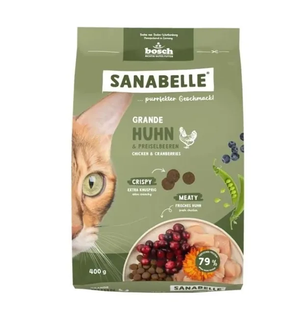 SANABELLE Grande Kuřecí 400 g pro kočky velkých plemen