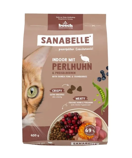 SANABELLE Indoor Perlička 400 g pro kočky, které žijí uvnitř domu