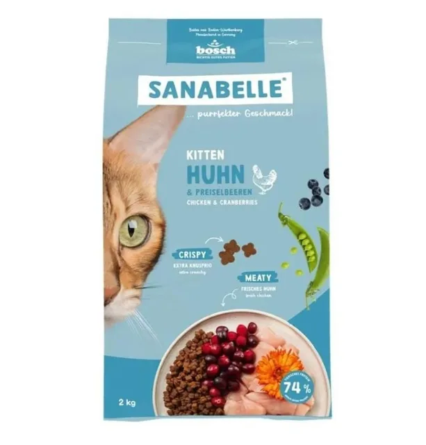 SANABELLE Kitten Kuřecí 2 kg pro koťata a březí a kojící kočky