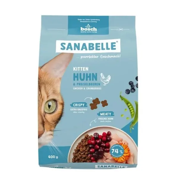 SANABELLE Kitten Kuřecí 400 g pro koťata a březí a kojící kočky
