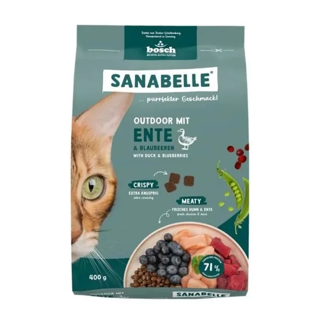 SANABELLE Outdoor Kachna 400 g pro venkovní kočky