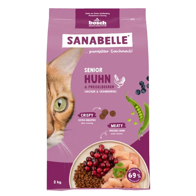Sanabelle Senior kuřecí - 2 kg