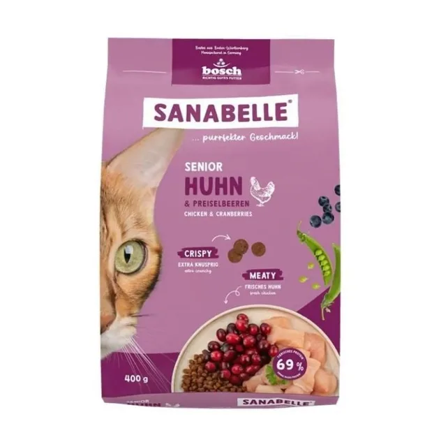 SANABELLE Senior Kuřecí 400 g pro dospělé a starší kočky
