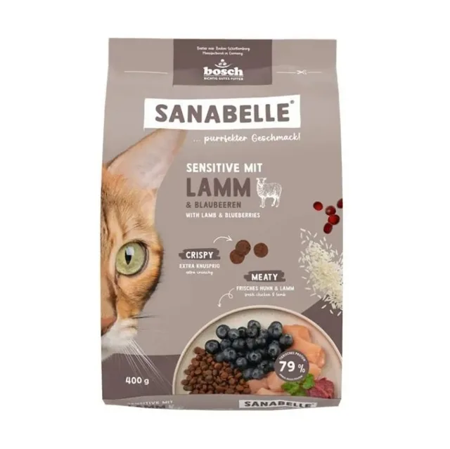 SANABELLE Sensitive Jehněčí 400 g pro kočky s citlivým zažíváním