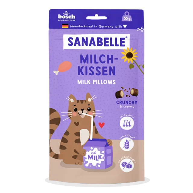 Sanabelle Snacks - 55 g mléčné polštářky
