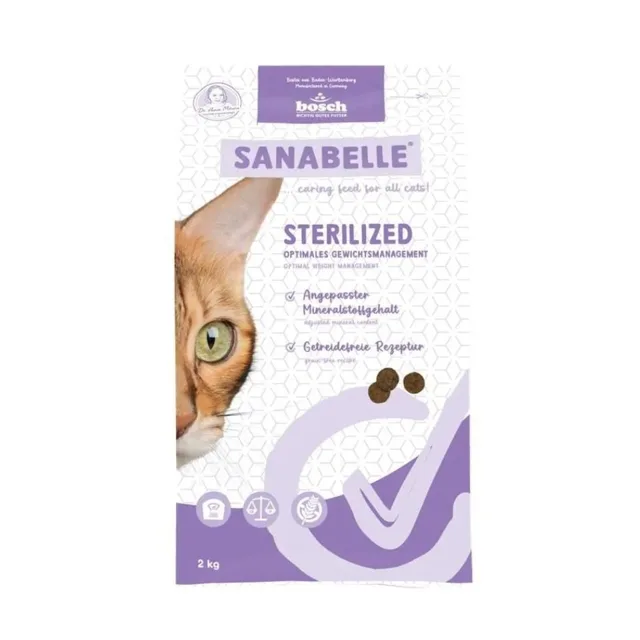 SANABELLE Sterilized 2 kg pro kastrované kočky