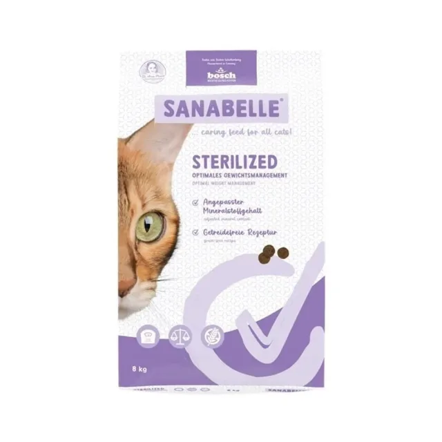 SANABELLE Sterilized 8 kg pro kastrované kočky