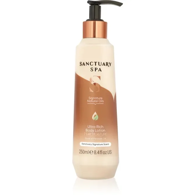 SANCTUARY SPA tělové mléko s přírodními oleji, 250 ml (poškozený aplikátor)
