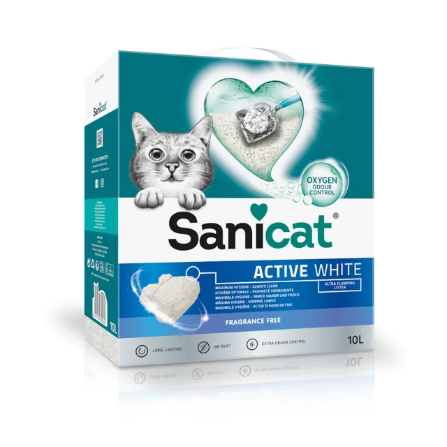 Sanicat Active White - 2 x 10 l