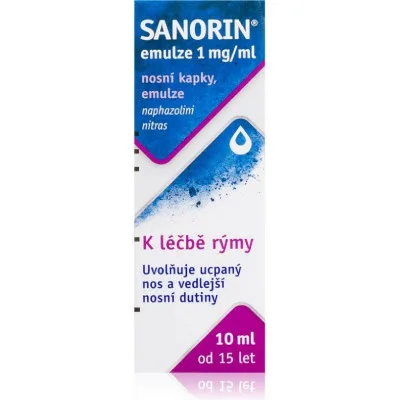 SANORIN EMULZE NAS 1MG/ML NAS GTT EML 1X10ML