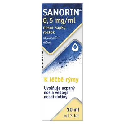 SANORIN NAS 0,5MG/ML NAS GTT SOL 1X10ML