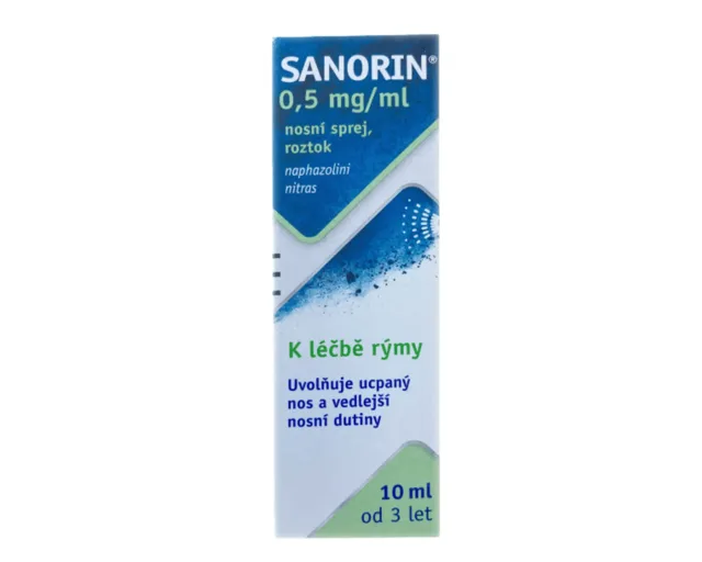 SANORIN NAS 0,5MG/ML NAS SPR SOL 1X10ML