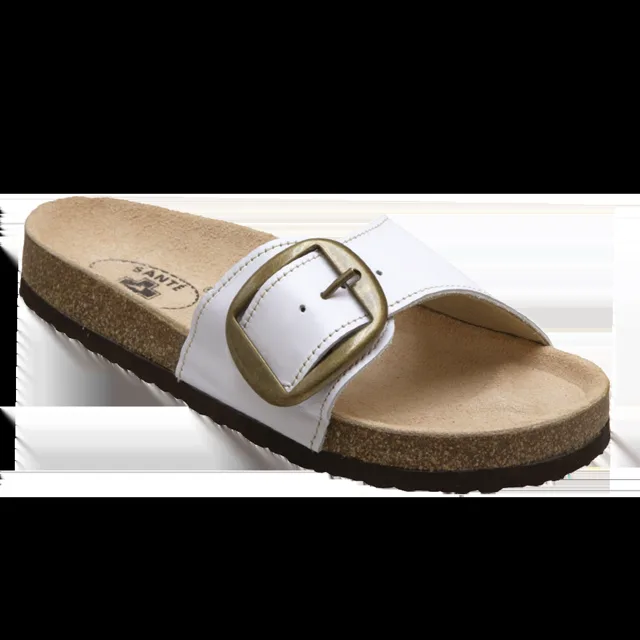 SANTÉ Dámské pantofle N/61/10/HP Bílá v.41