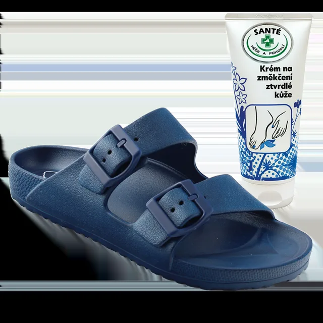 SANTÉ EB/2025 BLU pánský pantofel-v.43