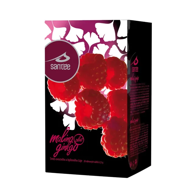 Santée Malina & Ginkgo porcovaný čaj 20x2,5 g