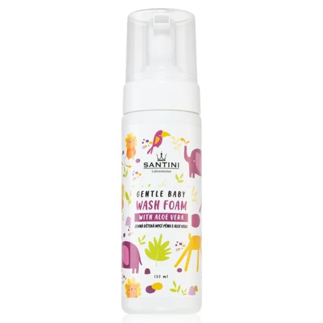 Santini Jemná dětská mycí pěna s Aloe Vera 150 ml