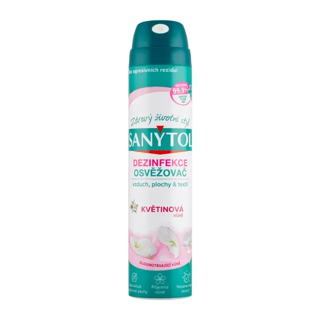 Sanytol Dezinfekce, osvěžovač se svěží květinovou vůní 300 ml